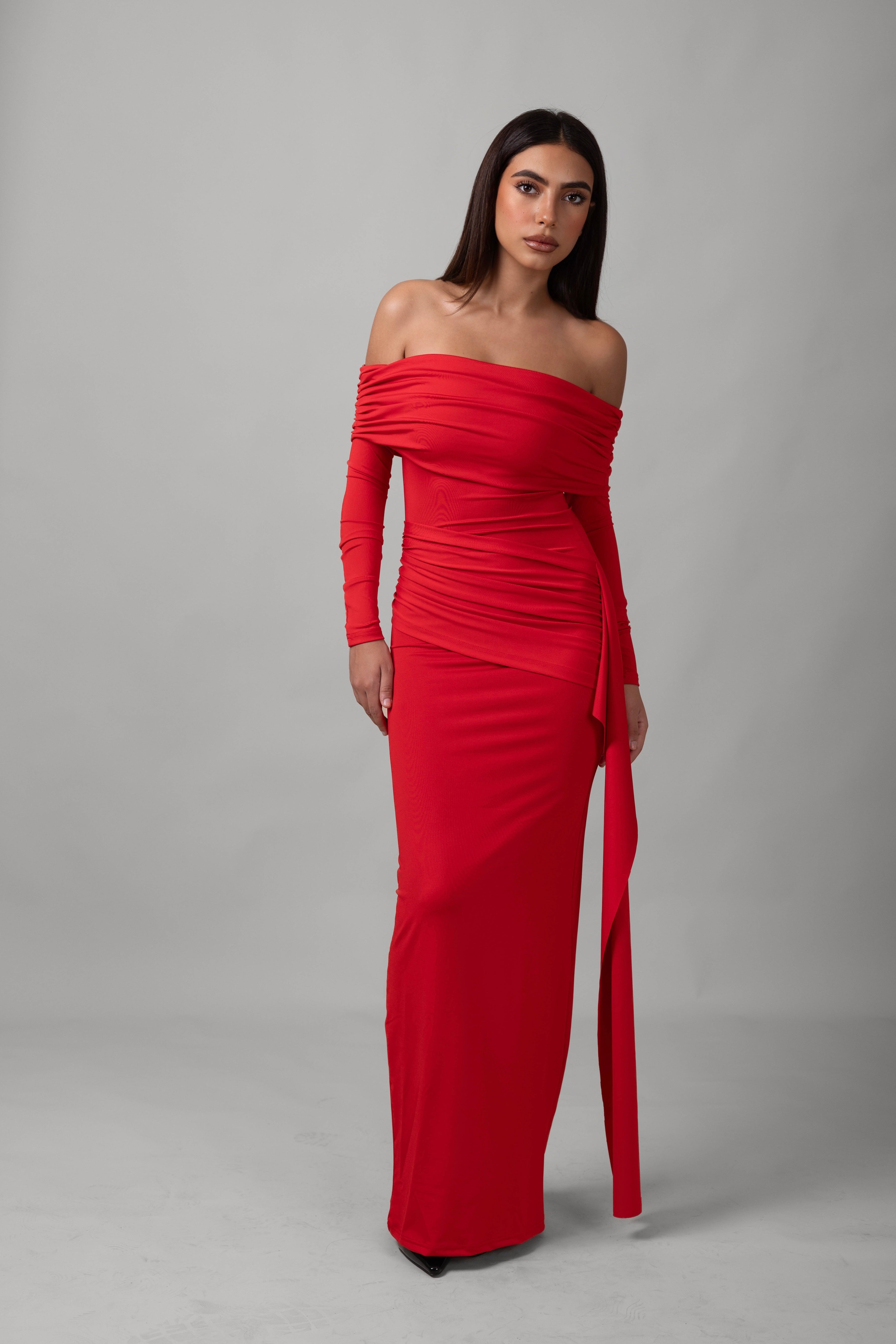 5012 - Crop Shoulder Dress