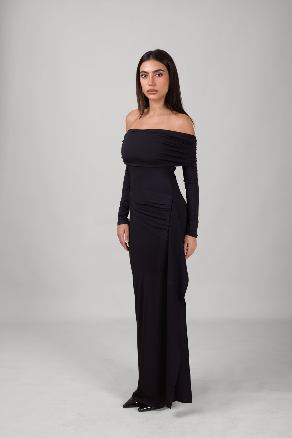 5012 - Crop Shoulder Dress